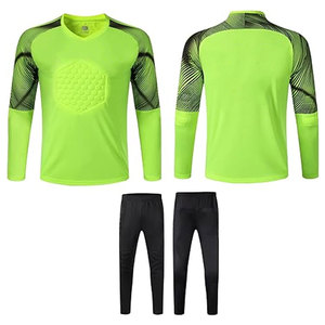 Uniformes de portero de poliéster ligero de la mejor calidad, diseño personalizado, camiseta de fútbol, conjunto de pantalones cortos, tamaño de Color personalizado, Unisex - Product Image 2