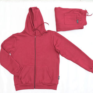 Men's Lightweight Cotton <b>Fleece</b> Hooded Track Suit Set Breathable Anti-Shrink Winter Sportswear 3D <b>Pattern</b> Long Length Front Size - Product Image 2