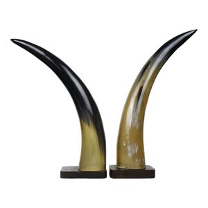 ฮอร์นดื่มไวกิ้งโบราณทำมือจากธรรมชาติขัดเงาผู้ผลิตอินเดียสำหรับคริสต์มาส - Product Image 5