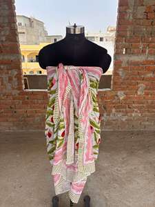 Sarong de algodón para playa, ropa deportiva tipo Bikini, bufanda para fiesta, diseño personalizado, envío rápido, encubrimiento perfecto o regalo - Product Image 5