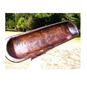 Comptoir de cuisine de salle à manger Bol à pâte en bois d'acacia naturel Bol à pain décoratif en bois d'acacia pour fruits de ferme - Product Image 2