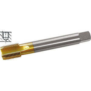 Tin-Coated Cylindrical Gas <b>Thread</b> (BSP) Machine-Use <b>Taps</b> for Blind Holes 9323G 1 - Product Image 1