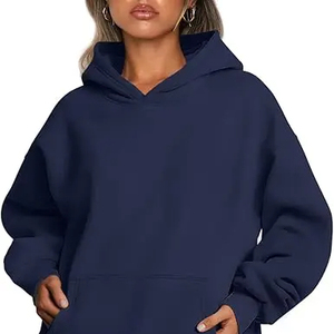 เสื้อฮู้ดดี้ผู้ชายไซส์ใหญ่ ผ้าฝ้าย 100% ฮู้ดดี้เปล่า รับสกรีนโลโก้แบรนด์ของคุณ เสื้อฮู้ดดี้ผ้าฟลีซทรงโอเวอร์ไซส์ - Product Image 1