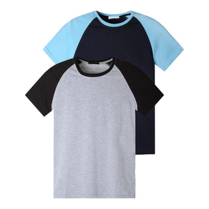 Cómoda camiseta raglán para hombre, ropa informal elegante, perfecta para deportes al aire libre de verano y elementos esenciales de moda diaria - Product Image 2