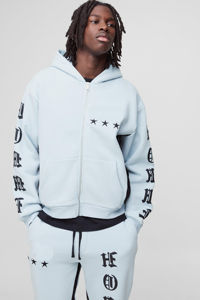 Conjunto Deportivo de Pantalones y Sudadera con Capucha de Felpa 100% Algodón Unisex, Estilo Jogger, Personalizable, Ecológico, para Invierno - Product Image 5