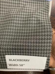 Tela de Camisería 100% Poliéster y Algodón, Diseño Dobby Blackberry, Material Resistente a las Arrugas para Niñas al Aire Libre - Product Image 4