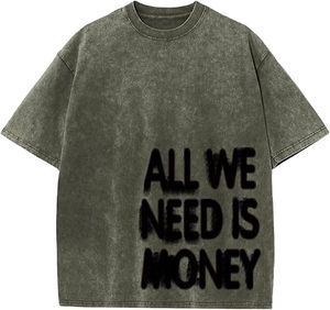 Camiseta de algodón 100% para hombre, estilo holgado, informal, uso diario, manga corta, suave y transpirable - Product Image 6