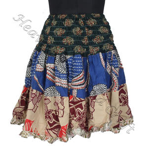 กระโปรงมินิ rara Hippy Boho เทศกาลยิปซีเย็บปะต่อกันแบบอินเดียใหม่ - Product Image 6