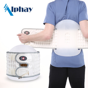 Corsetto lombare aletico con cintura <span class=keywords><strong>di</strong></span> trazione ad aria lombare impermeabile ortopedico <span class=keywords><strong>per</strong></span> il materiale in PU regolabile <span class=keywords><strong>per</strong></span> alleviare il dolore alla <span class=keywords><strong>schiena</strong></span> - Product Image 2