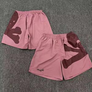 กางเกงขาสั้นผ้าไนล่อนสำหรับผู้ชายเสื้อกันลมผ้าโพลีเอสเตอร์ผ้าสแปนเด็กซ์สำหรับยิม100% โลโก้ตามสั่ง - Product Image 1