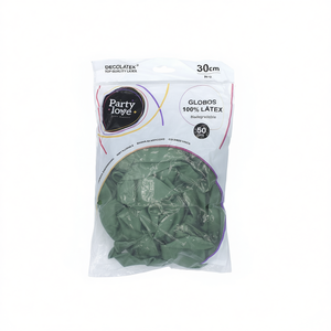 Party Love Latex Balloons 30cm Green Avocado <b>50</b> pcs Biodegradable Party <b>Decor</b> - Product Image 2