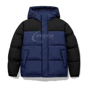 เสื้อแจ็คเก็ตพัฟเฟอร์ผู้ชายคุณภาพสูงแบบขายส่ง มีฮู้ด น้ำหนักเบา บุผ้านวม สำหรับฤดูหนาว สไตล์สตรีทแวร์ แบบสั่งทำพิเศษ แห้งเร็ว - Product Image 4