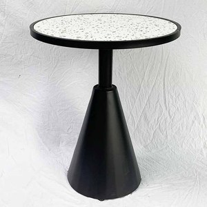 CBCF214 Contemporary Outdoor <b>Table</b> and 2 Chairs Set <b>Iron</b> Frame & Synthetic Rattan Weave for Garden or Park Use - Product Image 4