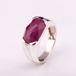 2024 марш Экспо, алая симфония, 925 серебряное рубиновое кольцо, натуральный драгоценный камень, заводская цена от тайского производителя
