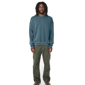 เสื้อกันหนาวสวมหัวแบบเรียบสำหรับผู้ใหญ่เสื้อสเวตเตอร์คอกลมสำหรับเด็กทารกชายหญิงโลโก้ตามสั่ง - Product Image 4