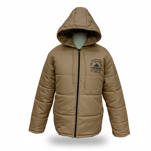 Veste matelassée d'hiver personnalisée pour créateur de mode en gros, imprimée sur mesure, coupe-vent et imperméable, confortable - Product Image 3