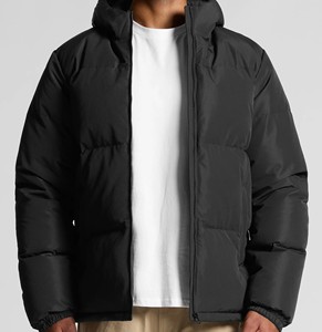 Chaqueta Acolchada con Capucha para Hombre, Diseño Personalizado, Impermeable, Informal, de Invierno, Bordada, con Cierre, de Alta Calidad, al por Mayor - Product Image 1