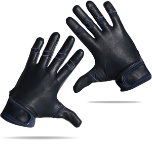 Gants de frappe de baseball et de softball professionnels en cuir souple léger, poignets longs, adhérence forte, ajustement facile, design respirant pour tous - Product Image 3