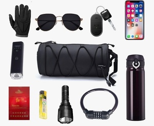 Bolsa Negra para Bicicleta, Multifuncional, Impermeable, para Tubo de Cuadro, para Ciclismo de Carretera - Product Image 4