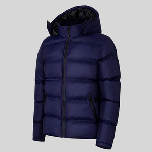 Veste matelassée à capuche imperméable pour homme de qualité supérieure, personnalisée, manches longues, manteau d'hiver, 100% polyester, style streetwear - Product Image 5