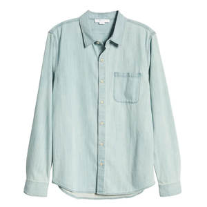 OEM Fashion High Quality Long Sleeves Jeans <b>Men</b> <b>Denim</b> Jackets / Best Manufacturing Custom Made Comfortable Fit <b>Men</b> <b>Denim</b> <b>Shirts</b> - Product Image 6