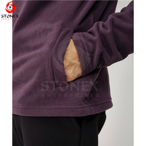 Men's 100% Cotton Custom Hoodie <b>Thick</b> Heavy Weight <b>Fleece</b> for Winter Printed Logo Plain Dyed - Product Image 5