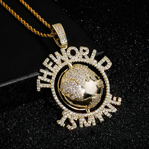 Fábrica personalizada 10kt oro sólido 3D carta personalizada Hip Hop VVS diamantes Iced joyería plata esterlina certificada GRA certificada - Product Image 2