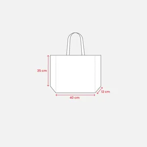 Borse Shopper Personalizzate in Poliestere 210D con Soffietto, Gadget Promozionali - Product Image 5