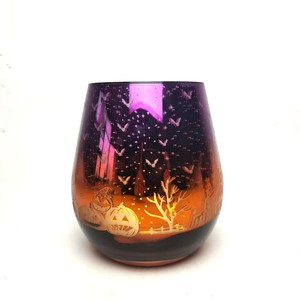Halloween Glass <strong>Candle</strong> Jars <strong>Gothic</strong> Sunset Design <strong>Candle</strong> <strong>Holders</strong> for Spooky Home Decor - Product Image 6
