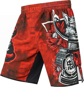 Pantalones cortos de lucha MMA impresos por sublimación Diseño vibrante a todo color Transpirable y duradero para entrenamiento y competición - Product Image 3