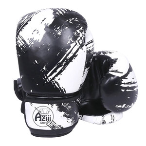 Guantes de boxeo de cuero hechos a medida para hombre con diseño de dedo completo Logotipo personalizado Servicio OEM de alta calidad para uso en entrenamiento - Product Image 4