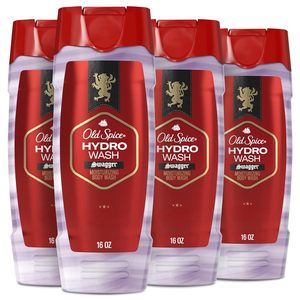 Gel douche hydratant Old Spice pour hommes, Hydro Wash 2 en 1, parfum longue durée, hydratation intense, fraîcheur de douche 24h/24, plus doux - Product Image 1