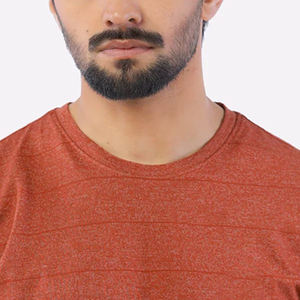 เสื้อยืดคอกลมคุณภาพสูงออนไลน์สำหรับฟิตเนสและ100% วิ่งลำลองผ้าฝ้ายลายว่างเปล่าออกแบบได้ตามต้องการ - Product Image 5