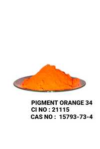 ผงสีเซรามิก FE2O3ปรับแต่งอุณหภูมิสูงสีส้ม34สำหรับการเคลือบสีต่างๆอินเดีย - Product Image 4