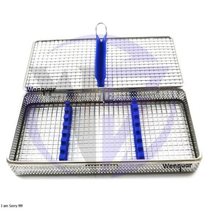 Ensemble de 7 plateaux en acier inoxydable de haute qualité pour la stérilisation, pour la chirurgie dentaire et médicale, vente directe d'usine - Product Image 6
