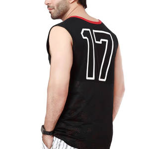 Séchage rapide doux OEM Service athlétique Sport Stringer gilet coton débardeur pour hommes vente chaude logo personnalisé fitness débardeur - Product Image 4