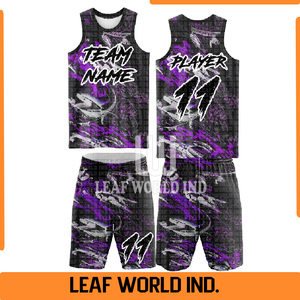 2025 uniformes de basket-ball à séchage rapide entièrement par sublimation sur mesure meilleurs ensembles de maillots et de shorts de basket-ball desservis par OEM - Product Image 2