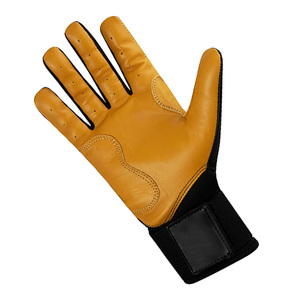 Venta al por mayor de guantes de bateo de béisbol de cuero personalizados antideslizante reforzado Palma guantes de bateo duraderos profesionales hombres y mujeres - Product Image 4