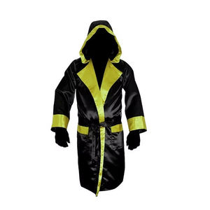 Adult Boxing Cosplay Costume Satin American Rocky Boxer Uniform <b>Hooded</b> <b>Robe</b> Jiu Jitsu Kimono Front Lightweight Breathable Unisex - Product Image 6