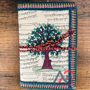 Nueva tela de algodón espiritual única hecha a mano Real hilo seguro cierre diario Vintage cubierta colorida hoja reciclada sin forro diario - Product Image 1