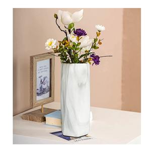 Vase à fleurs en marbre de dernière génération, décoration de mariage, salon, vase à fleurs en marbre naturel solide de haute qualité, prix de gros - Product Image 2