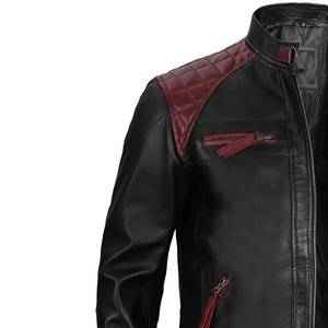 Chaqueta de cuero genuino de primera calidad con diseño elegante Costura duradera Ajuste cómodo. Para ropa informal o formal Talla XS - Product Image 3