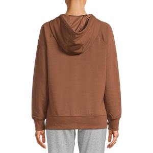 Sudadera con capucha de algodón de manga larga para mujer al mejor precio, ropa de invierno de secado rápido con diseño sólido, tamaño de impresión personalizado bajo MOQ - Product Image 3