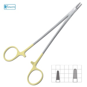Pinces porte-aiguilles de Nouvelle-Orléans avec mâchoires texturées pour la chirurgie générale, instrument manuel de classe I certifié CE - Product Image 1