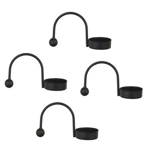 Bougeoir noir sophistiqué Design élégant rencontre la fonction Bougeoir noir classique Élevez votre espace avec gras - Product Image 4