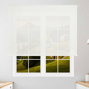 Stores enrouleurs translucides Well Home - Blanc cassé, 180 x 160 cm (largeur x longueur) / Taille du tissu 177 x 155 cm - Product Image 5