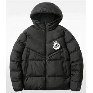 Chaqueta Bomber de Invierno para Hombre CardiacSports High Street, con Capucha, Cuello Alto, Logotipo Estampado por Transferencia Térmica en Frente/Trasera, Corte Ajustado - Product Image 6