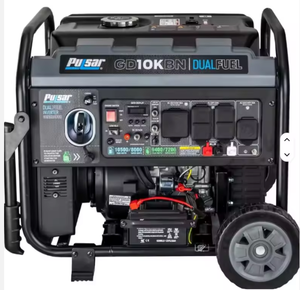 Generador Inverter Portátil de Respaldo para el Hogar, Pulsar GD10KBN, 10500W, Refrigerado por Aire, 10A, Arranque Eléctrico DC, 60Hz, Doble Combustible, en Oferta - Product Image 2