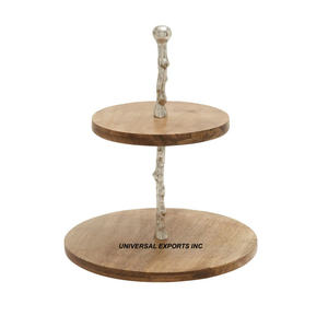 Three <b>Tier</b> Wooden <b>Cake</b> Stand Superior Quality handmade <b>Cake</b> Stand Round Shape Wooden <b>Cake</b> Stand - Product Image 4