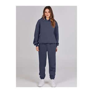 Pull-over bon marché imprimé sweat-shirt brodé unisexe Survêtements surdimensionnés Survêtement en coton uni personnalisé vierge - Product Image 3